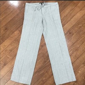 Victoria’s Secret VS linen pinstriped pants size 2
